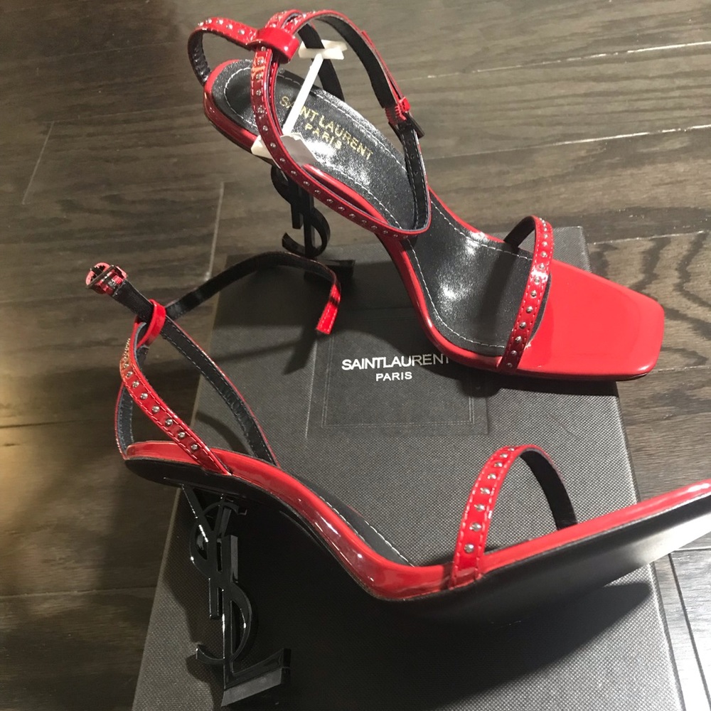 YSL red hot Opyum heels